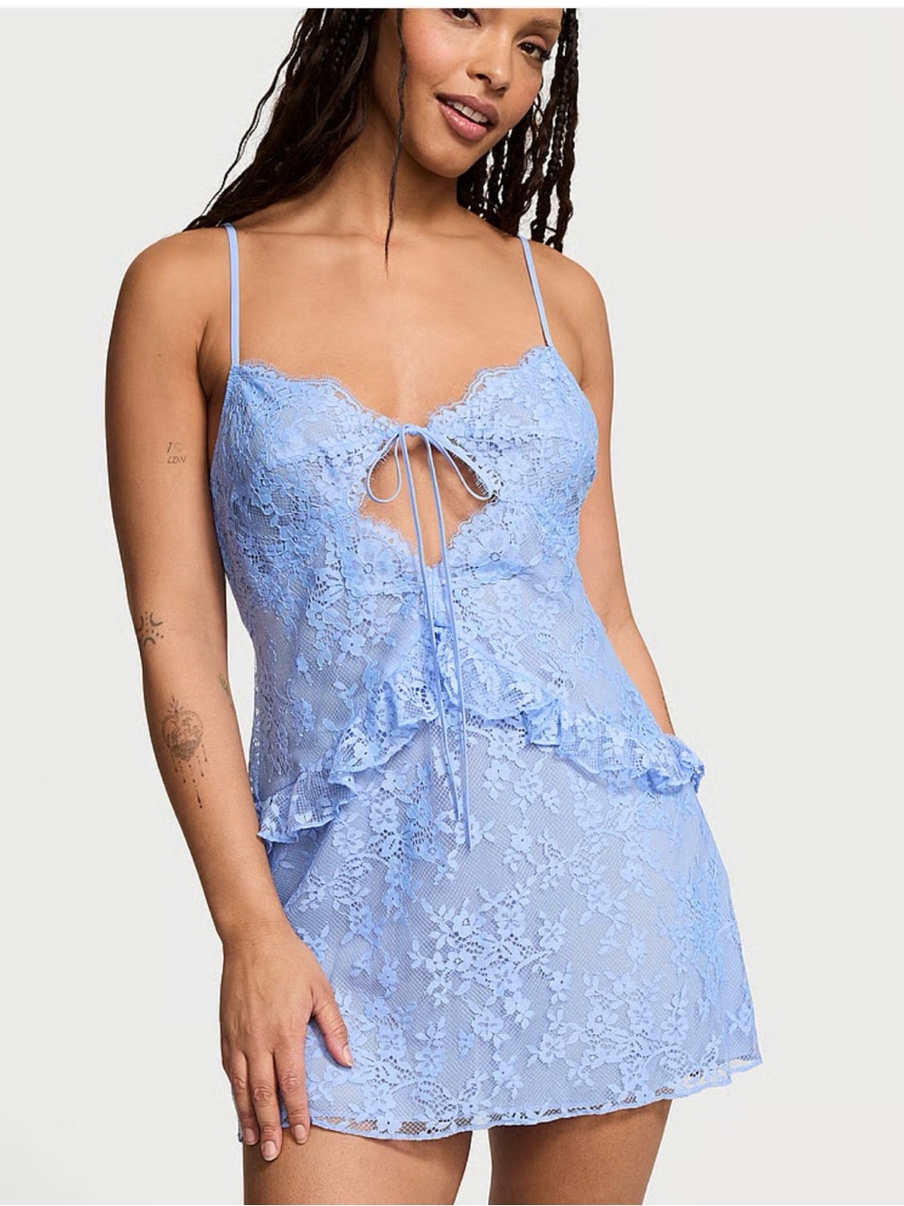 DREAM ANGELS
Dare to Dream Lace Flounce Mini Slip